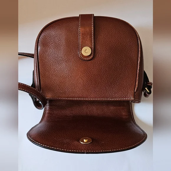 Bally Brown Woven Leather Crossbody Bag